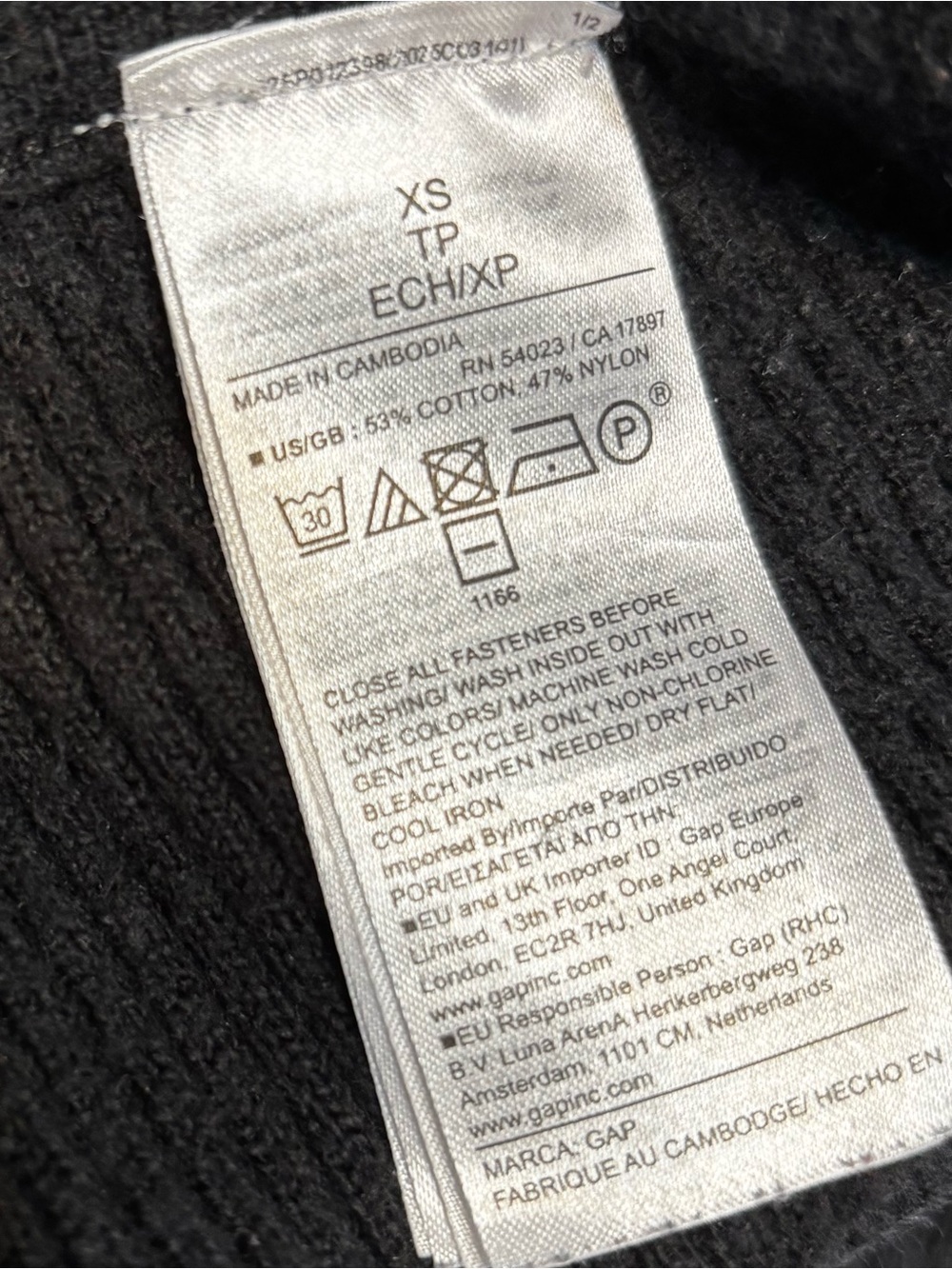 Gap Ribbed Knit Drawstring Pants XS - Picture 3 of 6